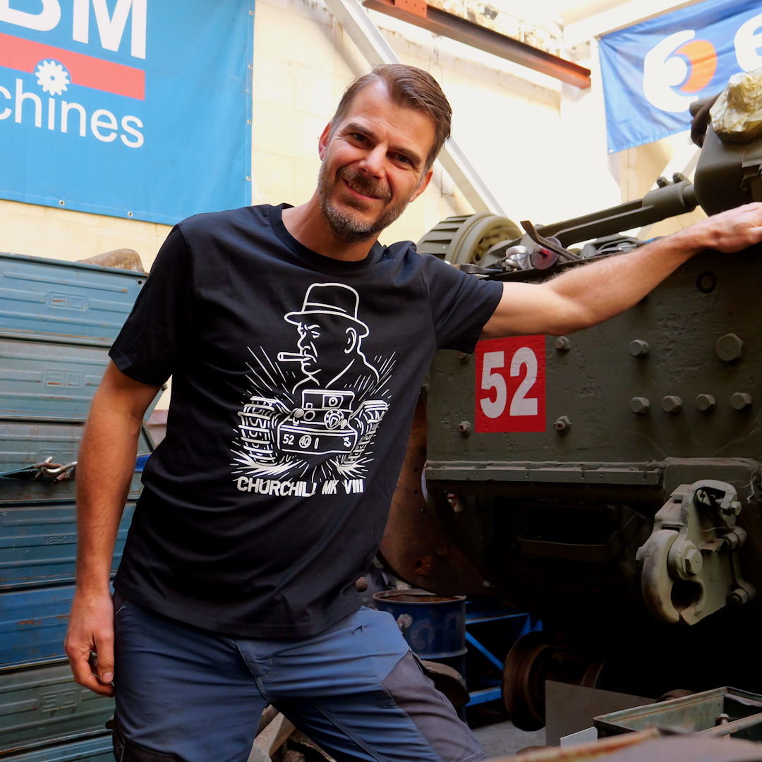 Churchill Tank T-shirt (MasterMilo Tank Regiment)
