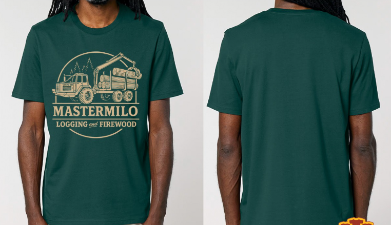 MasterMilo Logging And Firewood T-shirt