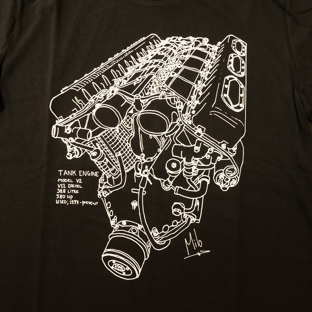 Motorblok V12 T-shirt