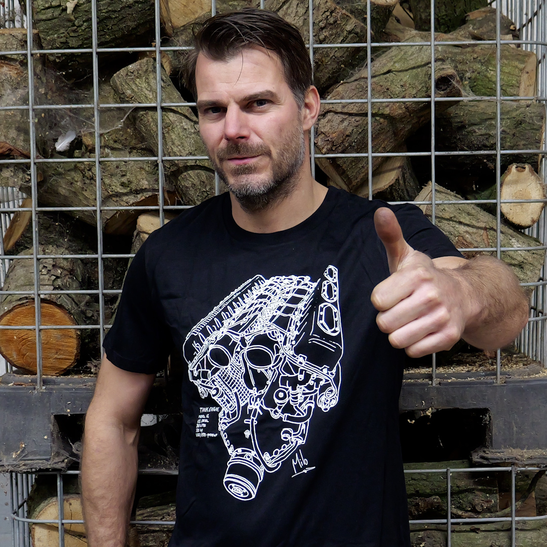 Motorblok V12 T-shirt