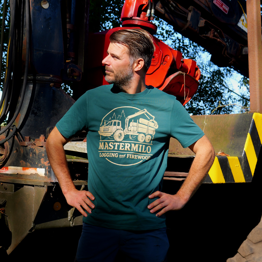 MasterMilo Logging And Firewood T-shirt