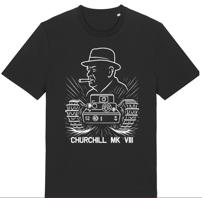 Churchill Tank T-shirt (MasterMilo Tank Regiment)