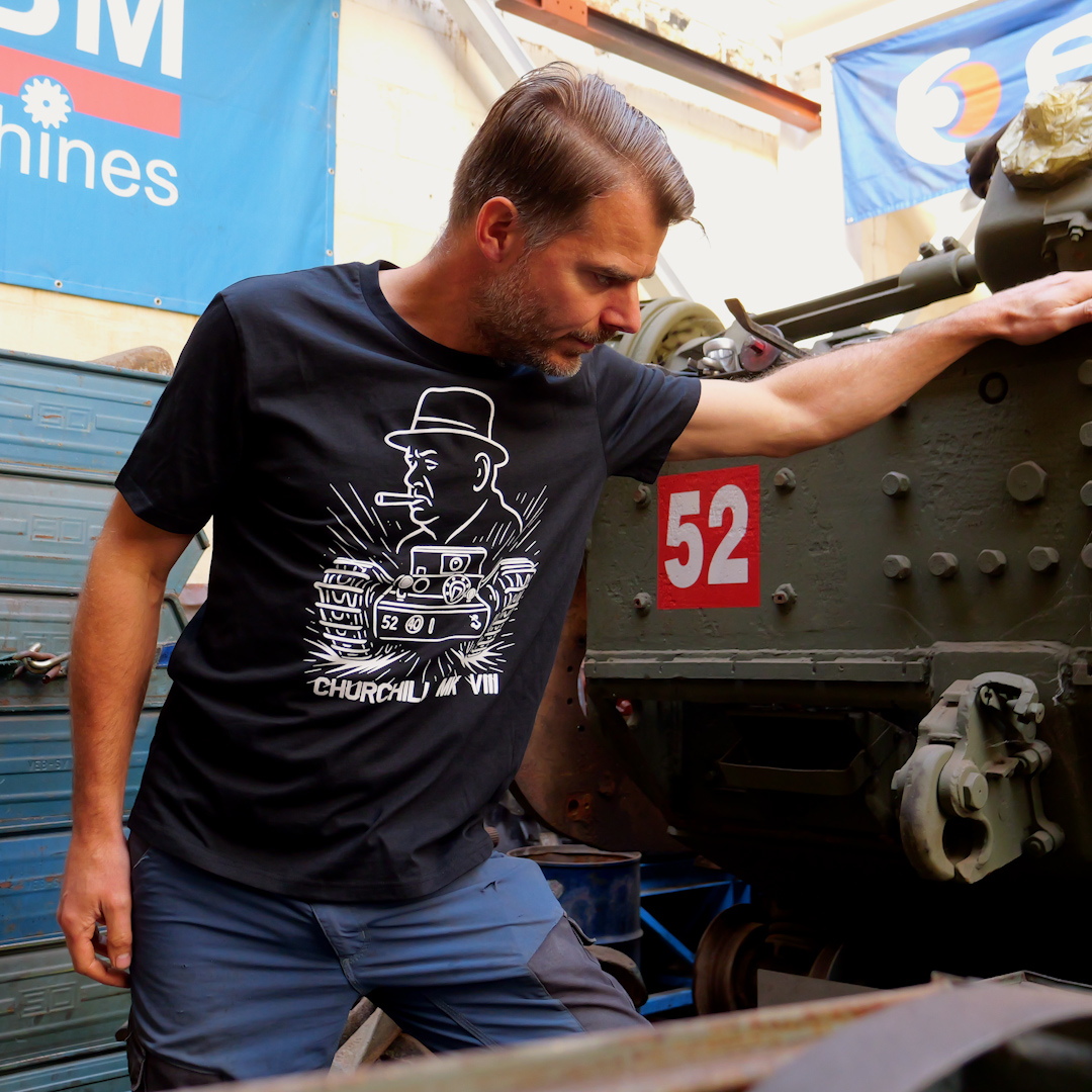 Churchill Tank T-shirt (MasterMilo Tank Regiment)